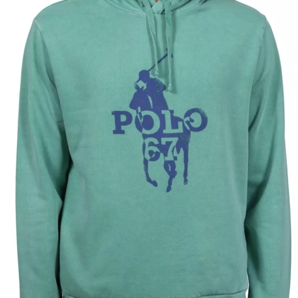 Polo by Ralph Lauren Men's Green Hoodie